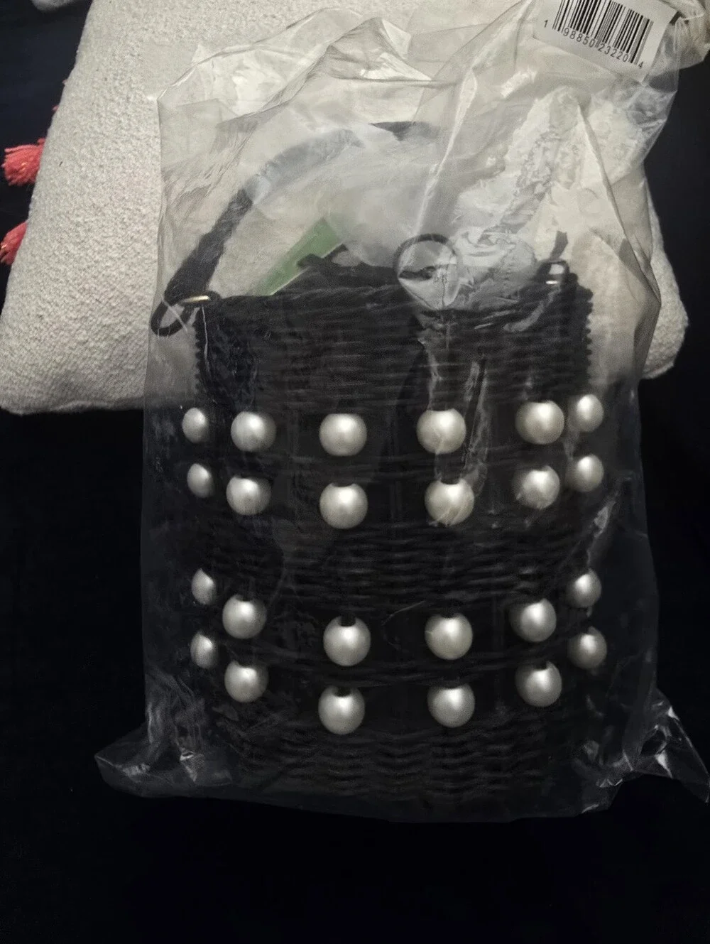 NWT! Kate Spade x Target, Black Wicker Bucket Bag